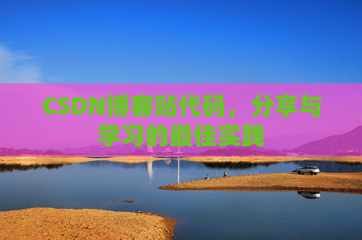 CSDN博客贴代码，分享与学习的最佳实践